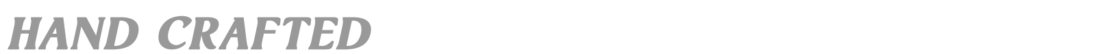Hand Crafted font preview